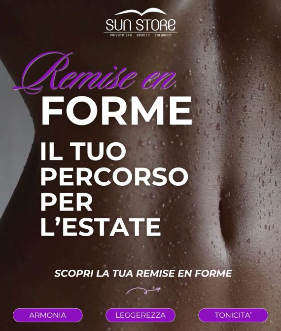 Il tuo percorso per l’estate (pacchetti da 5 o 10 sedute)