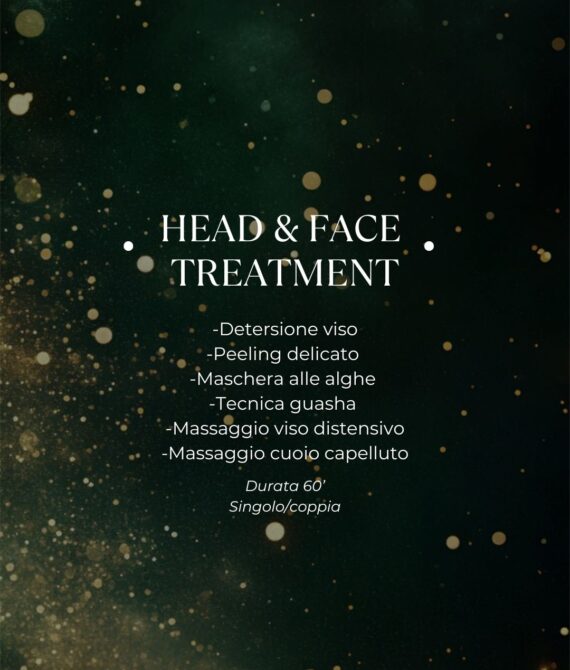 Xmas 25: Head & Face treatment 60 min. (singolo/coppia)